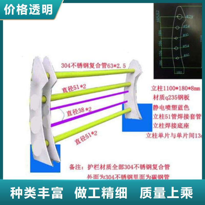 不锈钢复合管护栏-【人行道栏杆】行业优选让客户买的放心