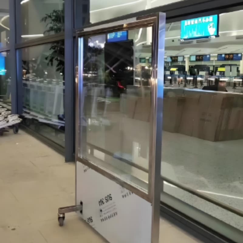 有现货的折叠移动定制三联式铅屏风生产厂家