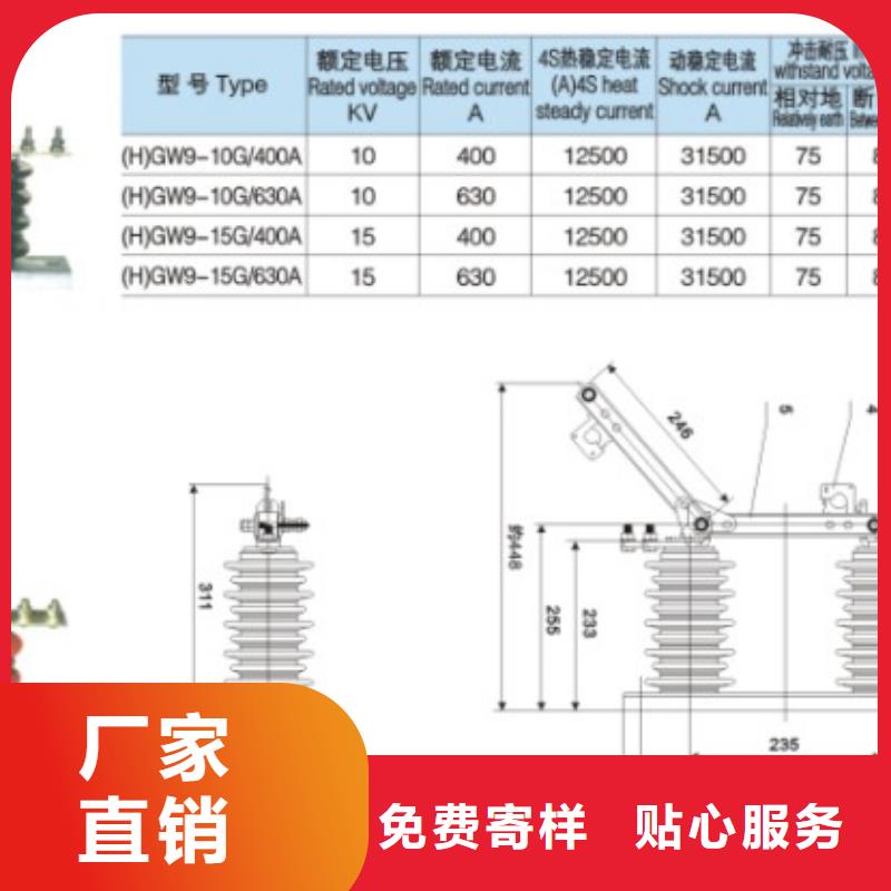 【隔离开关】HGW9-15W/200A实力厂家直销