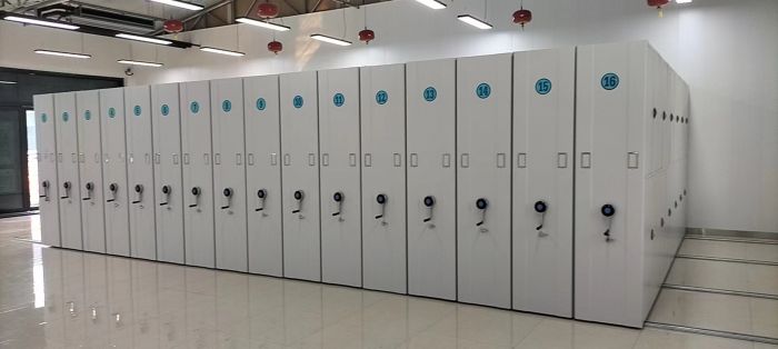 哪家便宜【桦平】摇把式手动密集架