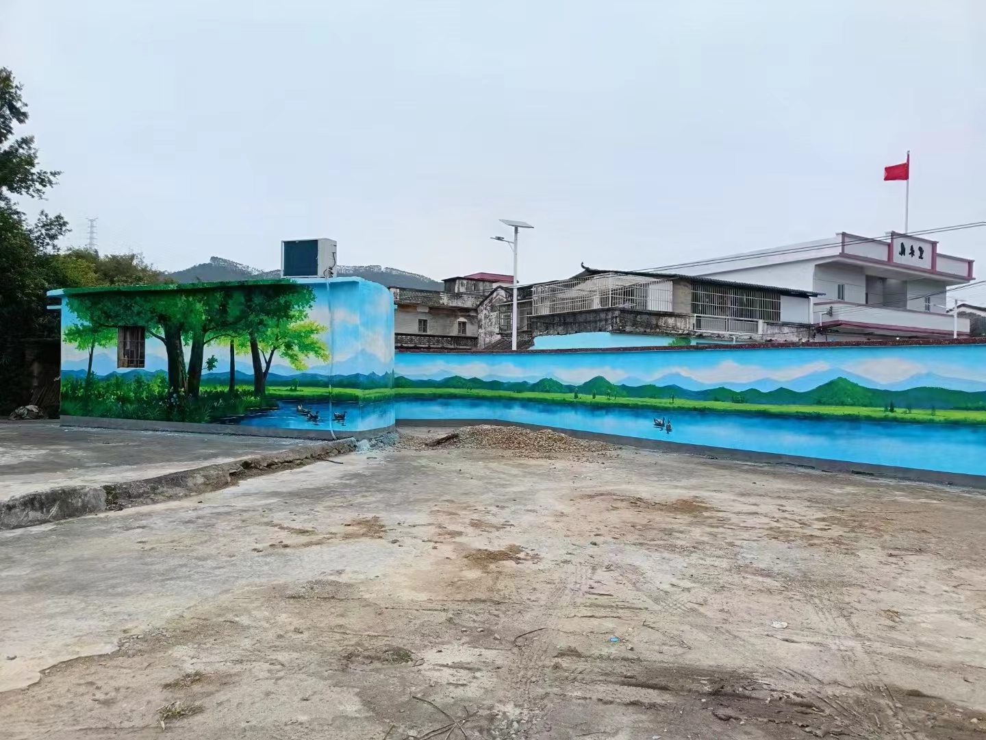 文化墙彩绘手绘墙绘画公司