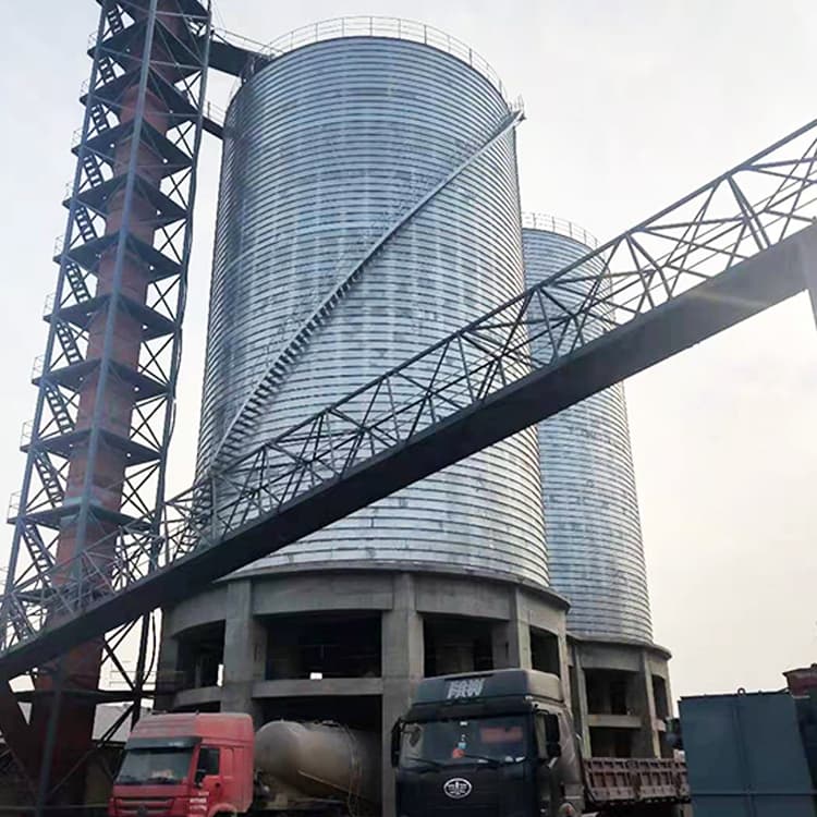 螺旋钢板仓价格-定制_正阳钢板仓建设工程有限公司